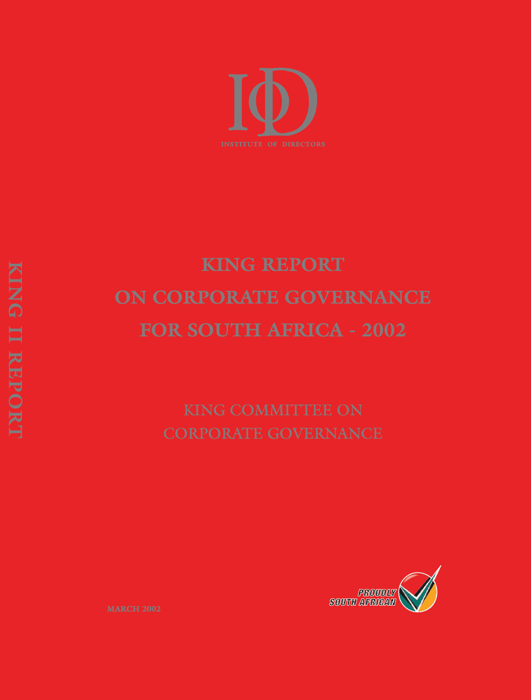South Africa - King II - Report on Corporate Governance - 2002