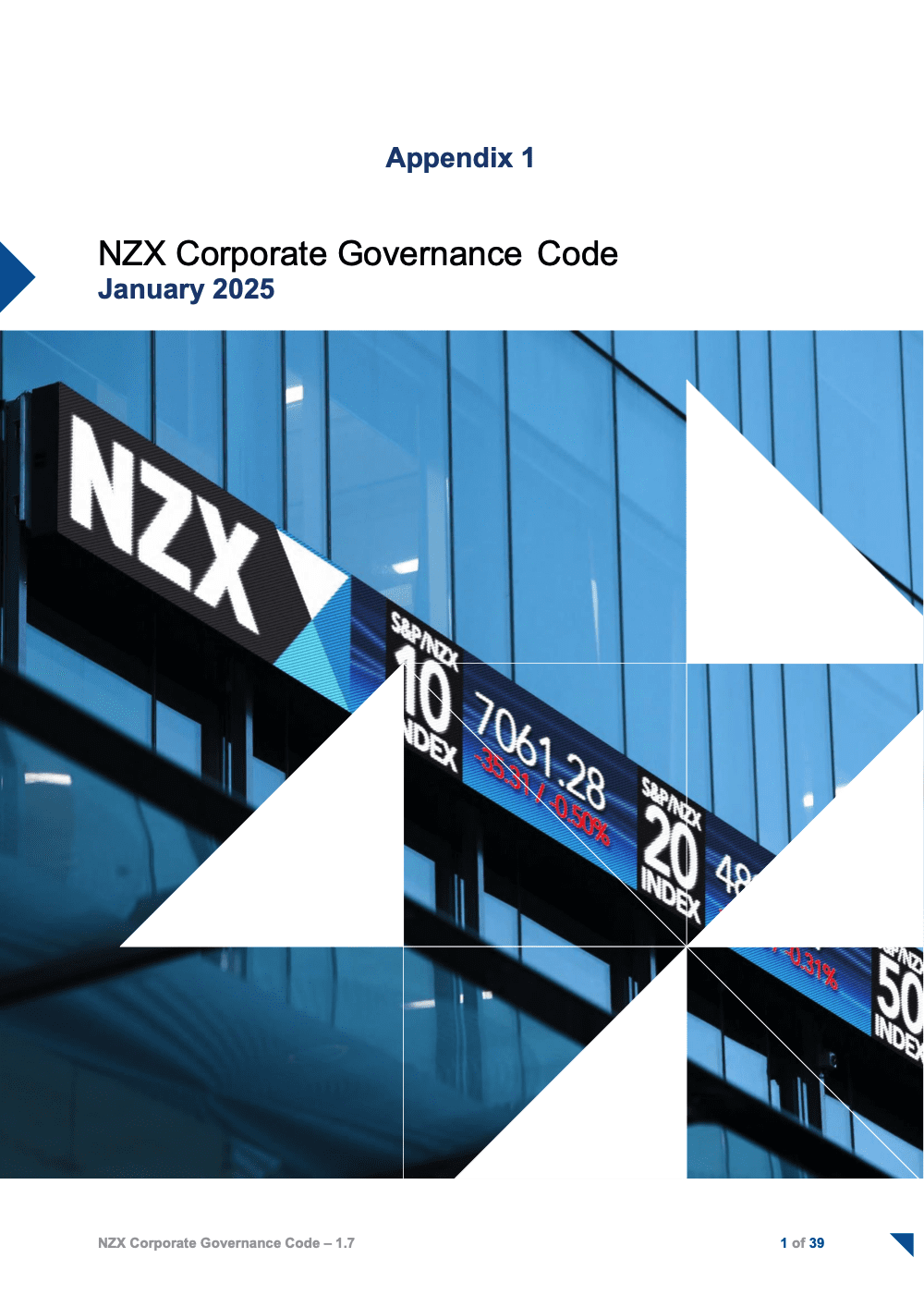 New Zealand - NZX - Corporate Governance Code - January 2025