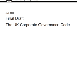 UK - FRC - The UK Corporate Governance Code - April 2016