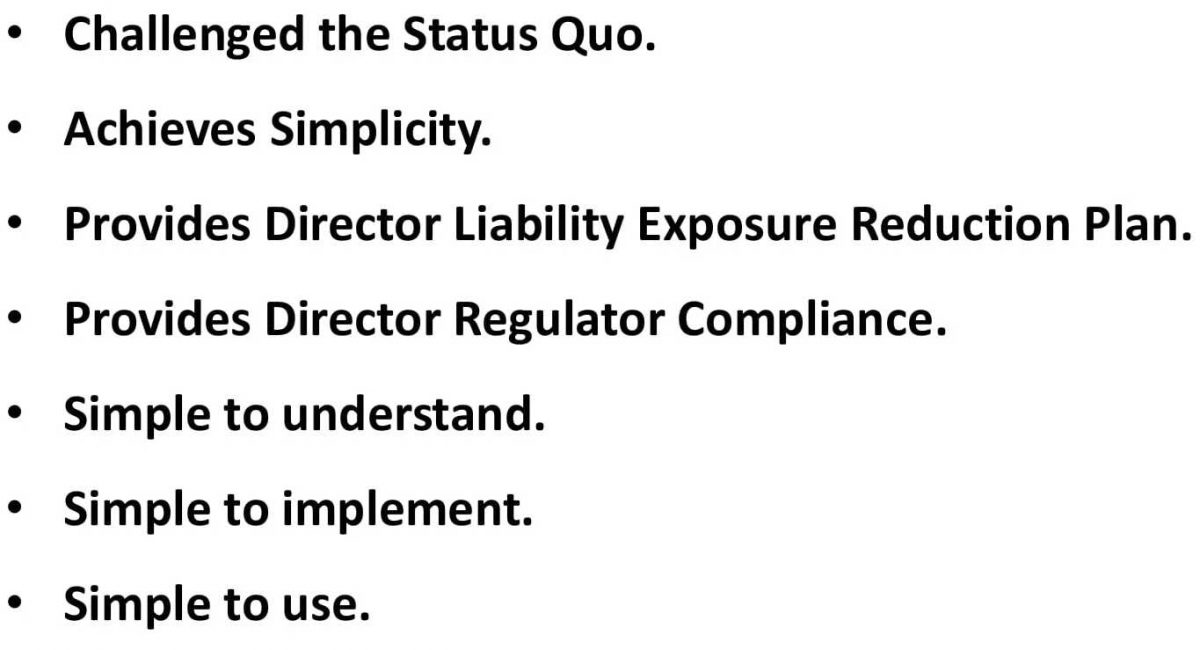 Our Solution - Directors Liability Assessment - H2