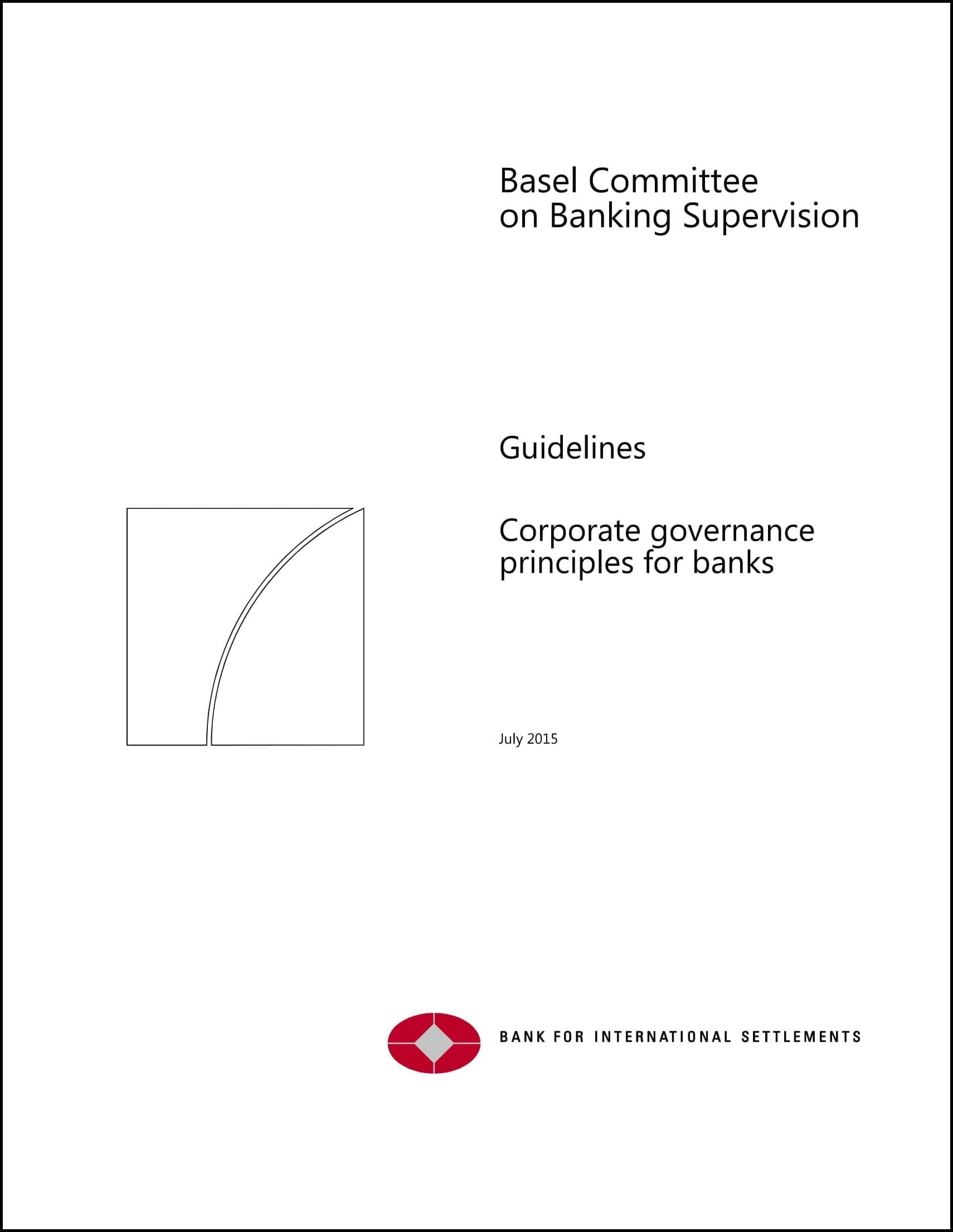 Basel - Corporate Governance Principles for Banks - July 2015