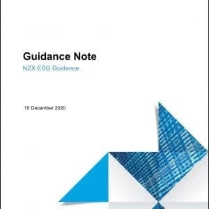 New Zealand - NZX - ESG Guidance Note - 10 December 2020