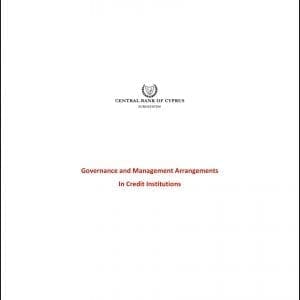 Central Bank of Cyprus - Governance and Management Arrangements