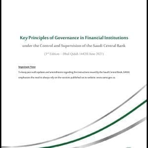 KSA - SAMA - Key Principles of Governance in Financial Institutions - 3rd Edition - June 2021