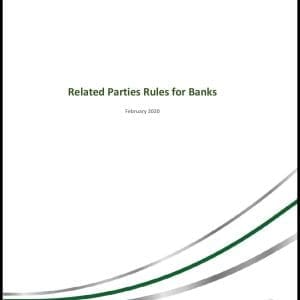 KSA - SAMA - Related Party Rules for Banks - February 2020